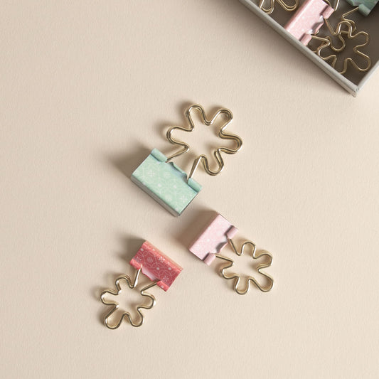 Flower Power Trend, Binder Clips Web Product Type 