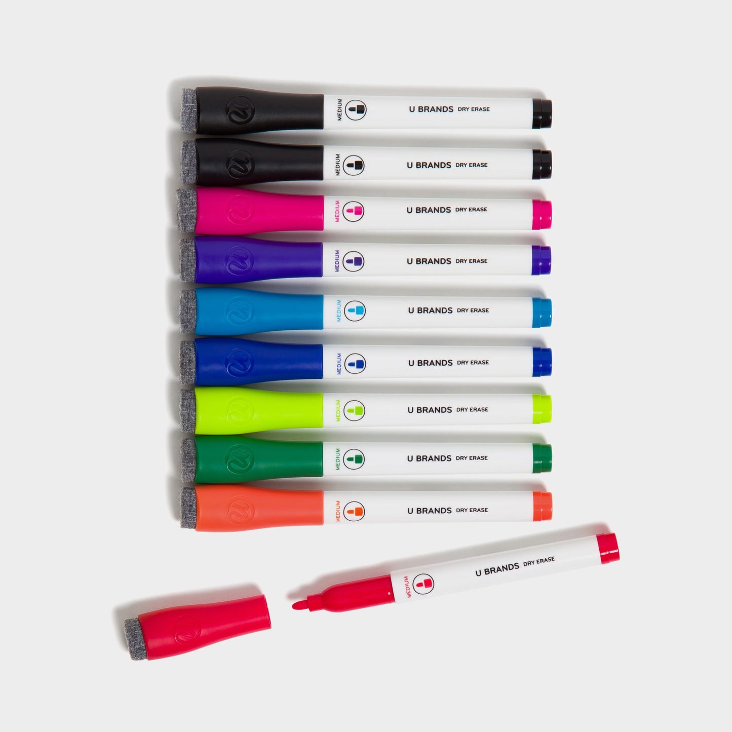 Bold & Bright, Dry Erase Markers, Assorted Colors, 0.87" X 8" X 7" 