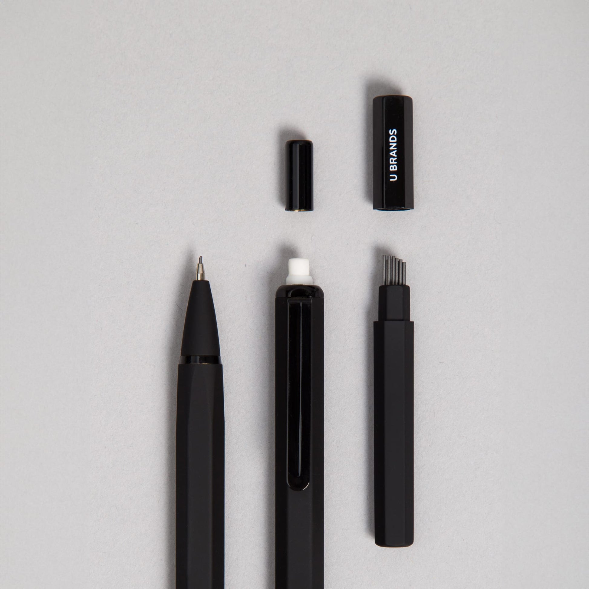 Midnight, Mechanical Pencils, Black, 5.75" X 0.47" X 0.51" 