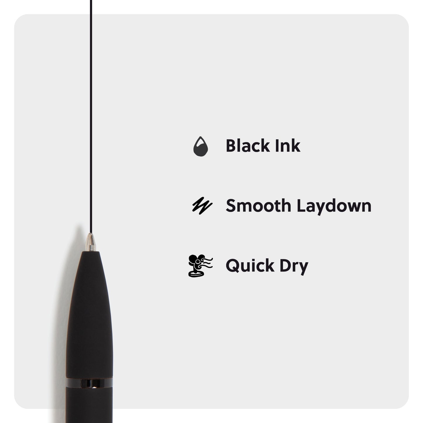 Black Color, 0.43" X 0.53" X 5.51" Size, 5136E06-24