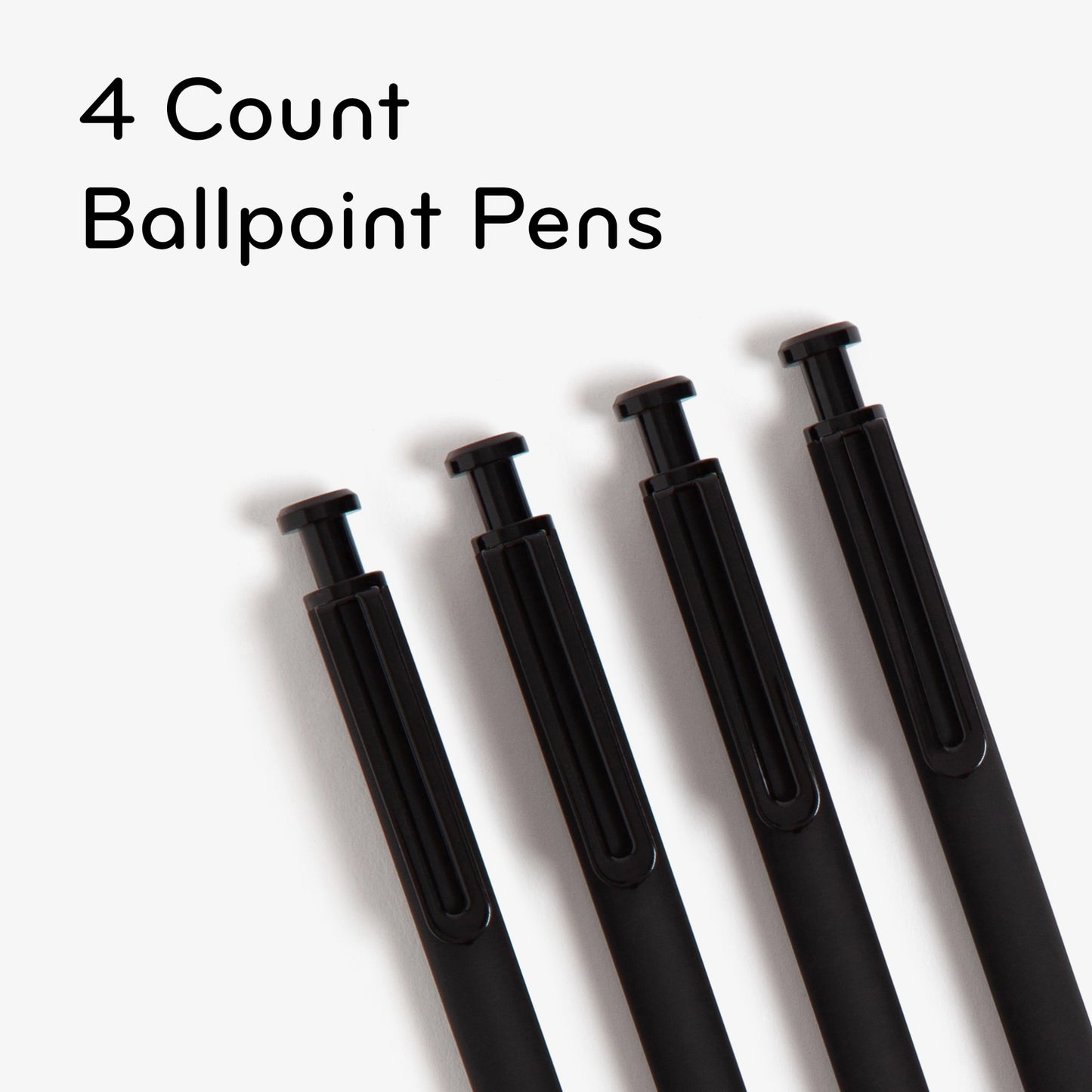 Midnight, Ballpoint Pens, Black, 0.43" X 0.53" X 5.51" 