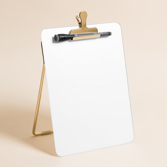 Glass Trend, Dry Erase Easel Web Product Type, White Color, 8.5" X 11" Size 
