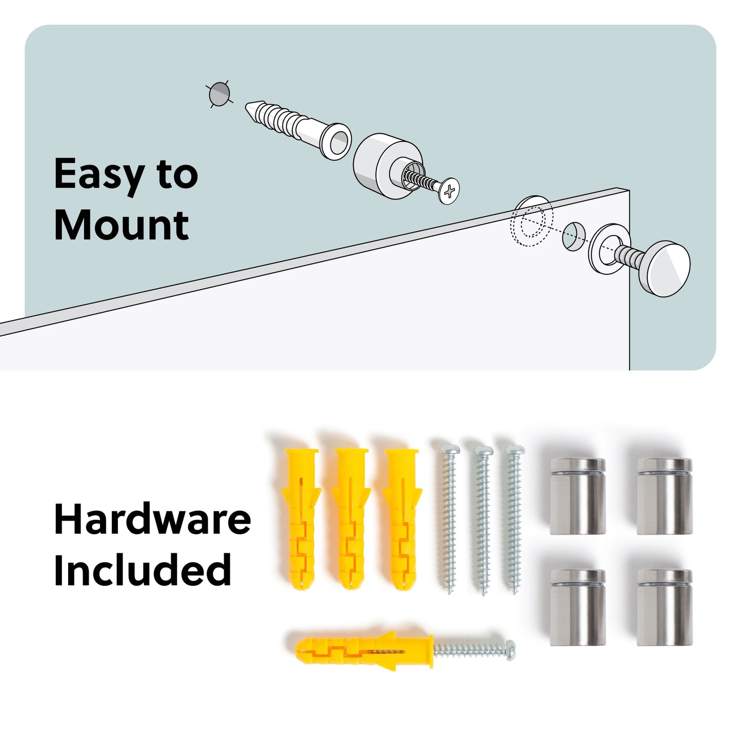 Acrylic Clarity, Acrylic Dry Erase Monthly Calendar, 16" X 16", Clear, 16.55" X 15.75"
