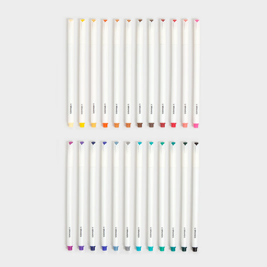 Live Colorfully Trend, Felt Tip Pens Web Product Type, Assorted Colors Color, 6.23" X 0.35" X 0.35 Size 