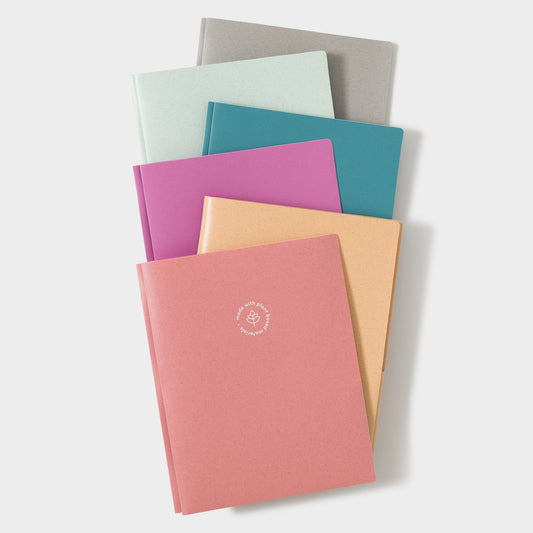 Speckled Bright, Poly 2 Pocket Pronged Folders, Assorted Colors 