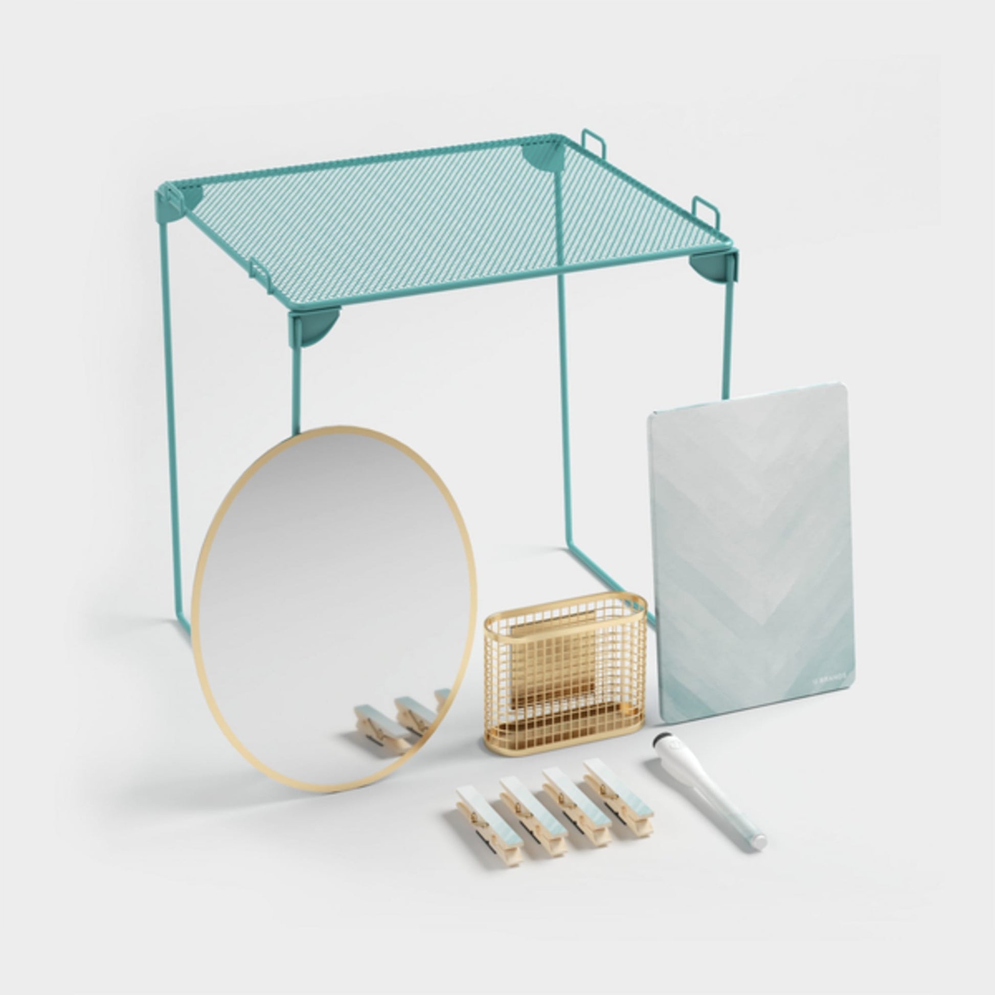 Blue Color, Dry Erase Board - 5" X 8"
Mirror - 5" X 6.5" Size, 5070U01-06