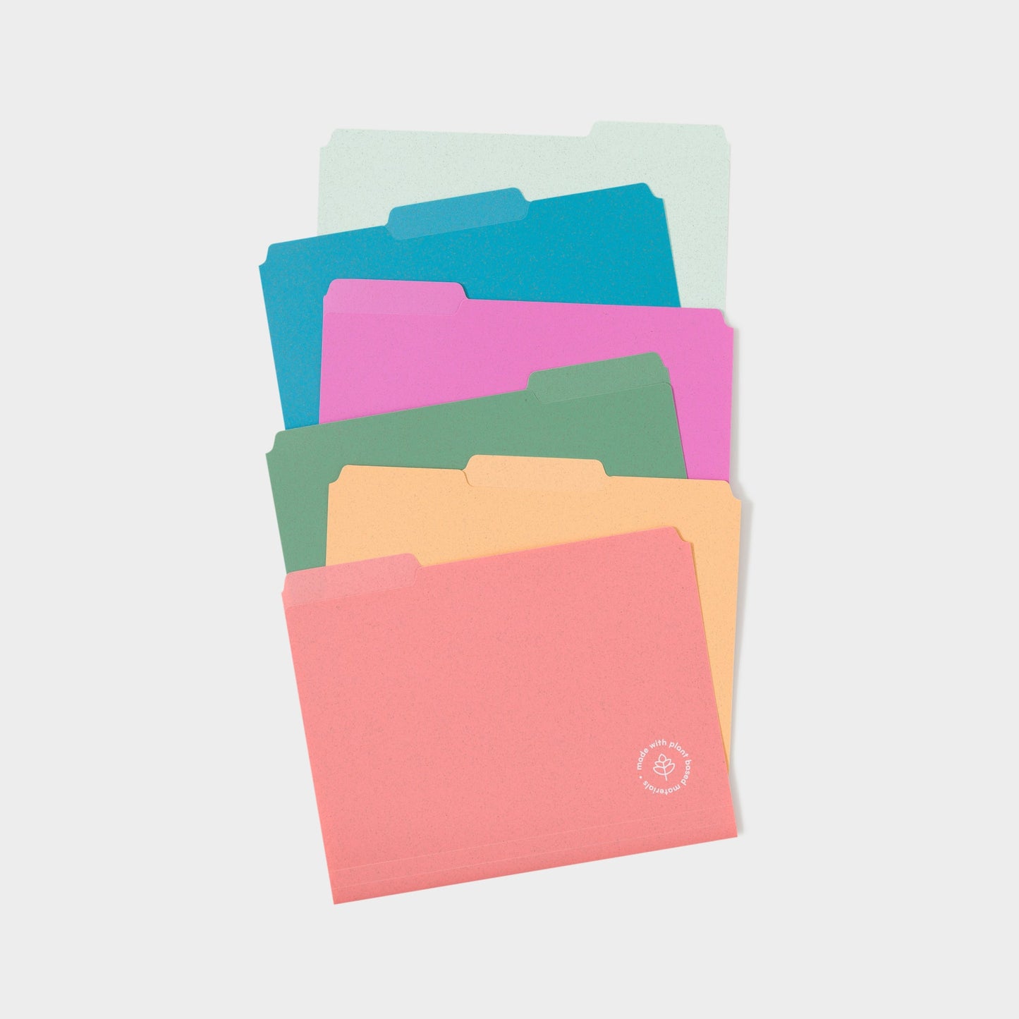 Speckled Bright, Poly File Folders, Assorted Colors 