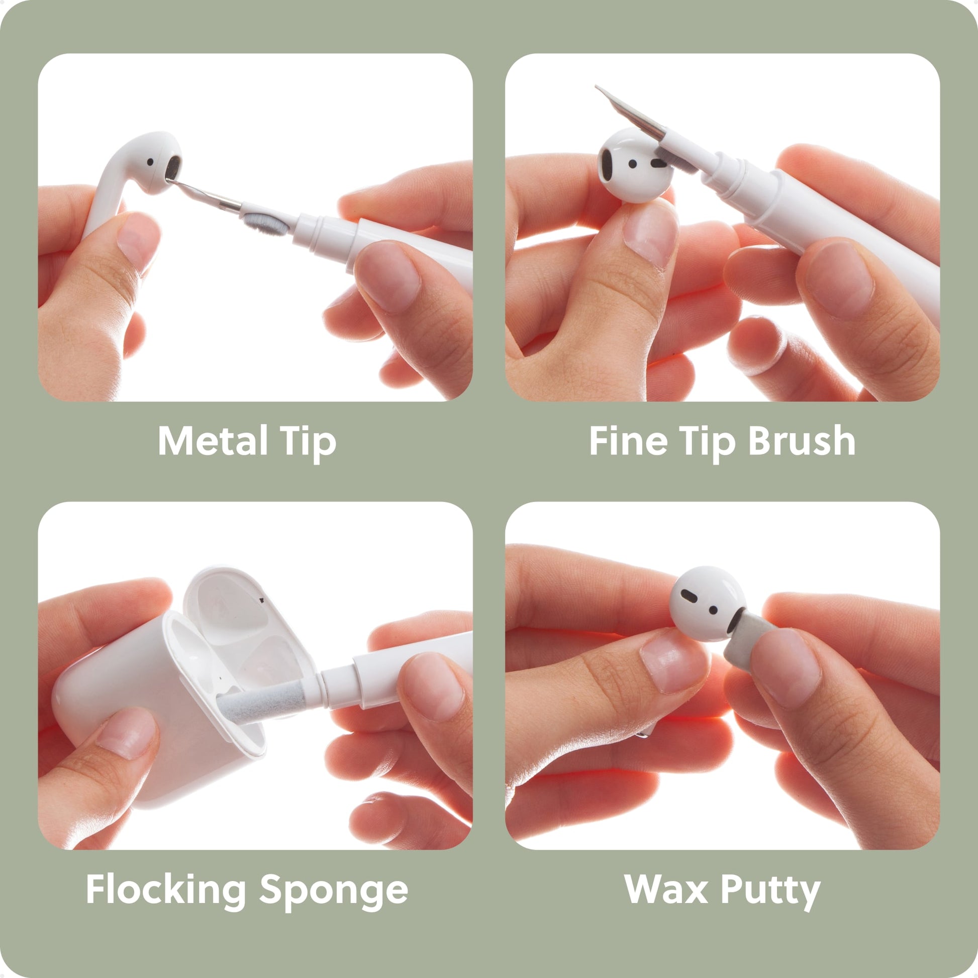 Assorted Colors Color, 3-In-1 Cleaning Tool: 4.17X0.31X0.31

Microfiber: 3.54X2.16X0.039

Cleaning Putty Squares: 2.16X1.96X0.19

Drawstring: 5.11X2.56X0.078 Size, 7367U01-12