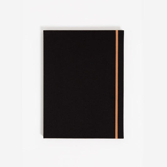 Padfolios, Zippered ClosureAbstract Terracotta Trend, Padfolio Web Product Type, Black Color 