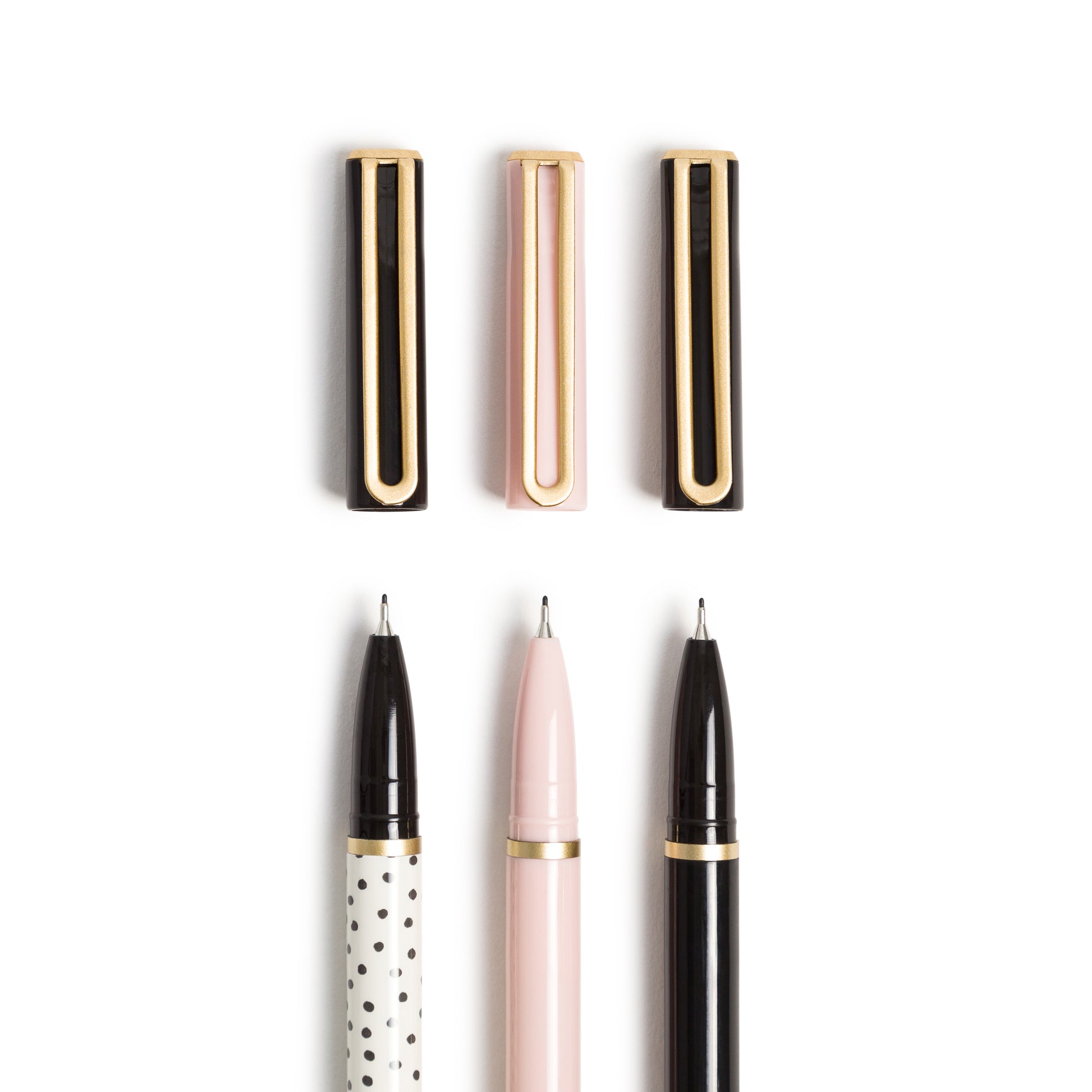 U Brands Catalina Felt Tip Pens, Stripes and Dots in use