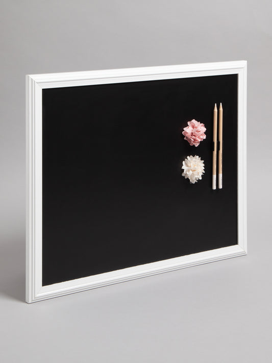 Decor Frame Chalkboard With Floral Magnets & Chalk Pencils, 16" x 20"