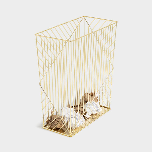 Vena Trend, Waste Basket Web Product Type, Gold Color
