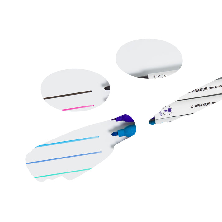 U Brands Bold & Bright Dry Erase Markers 504U0624 Make your mark