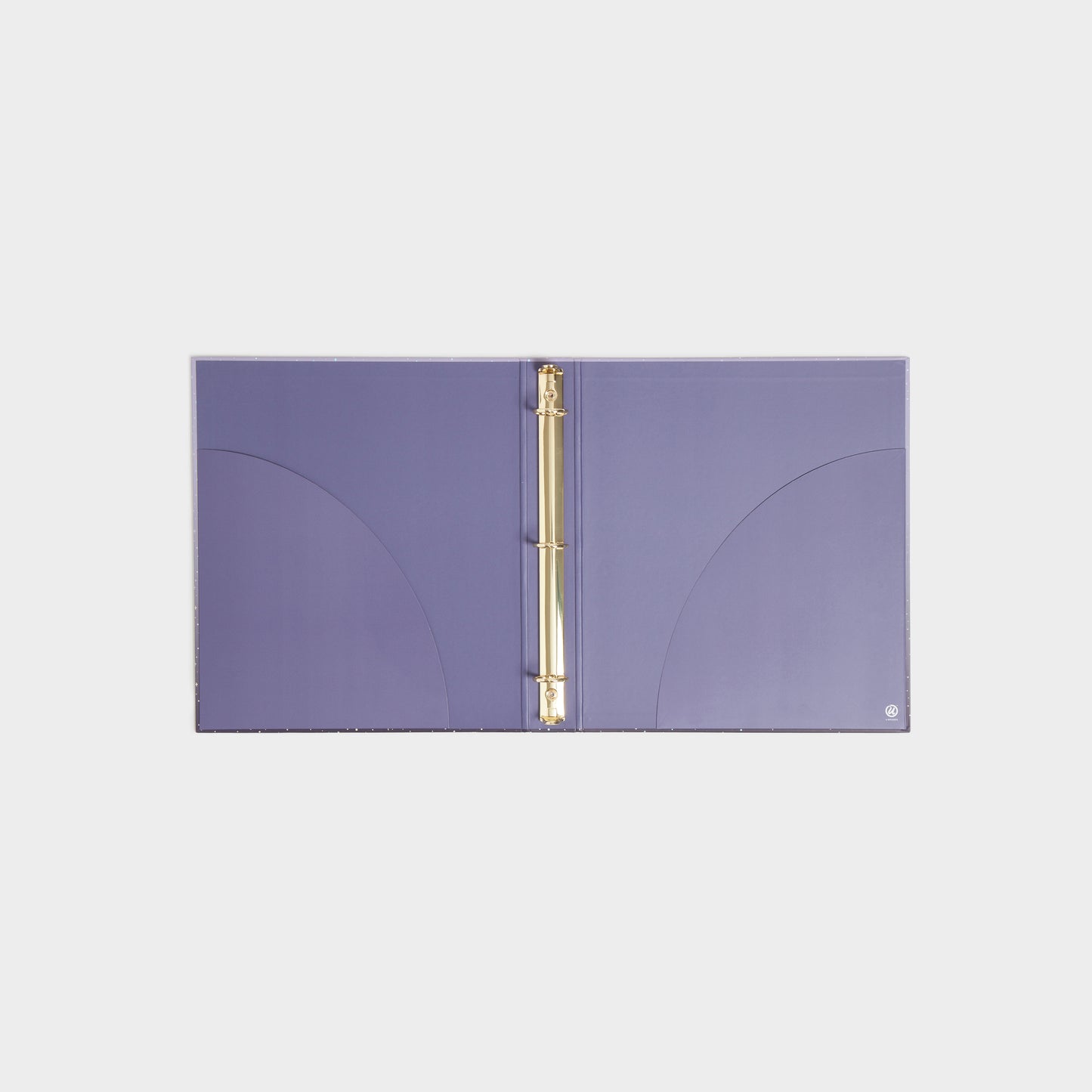 Celestial Paper Fashion Binder Purple