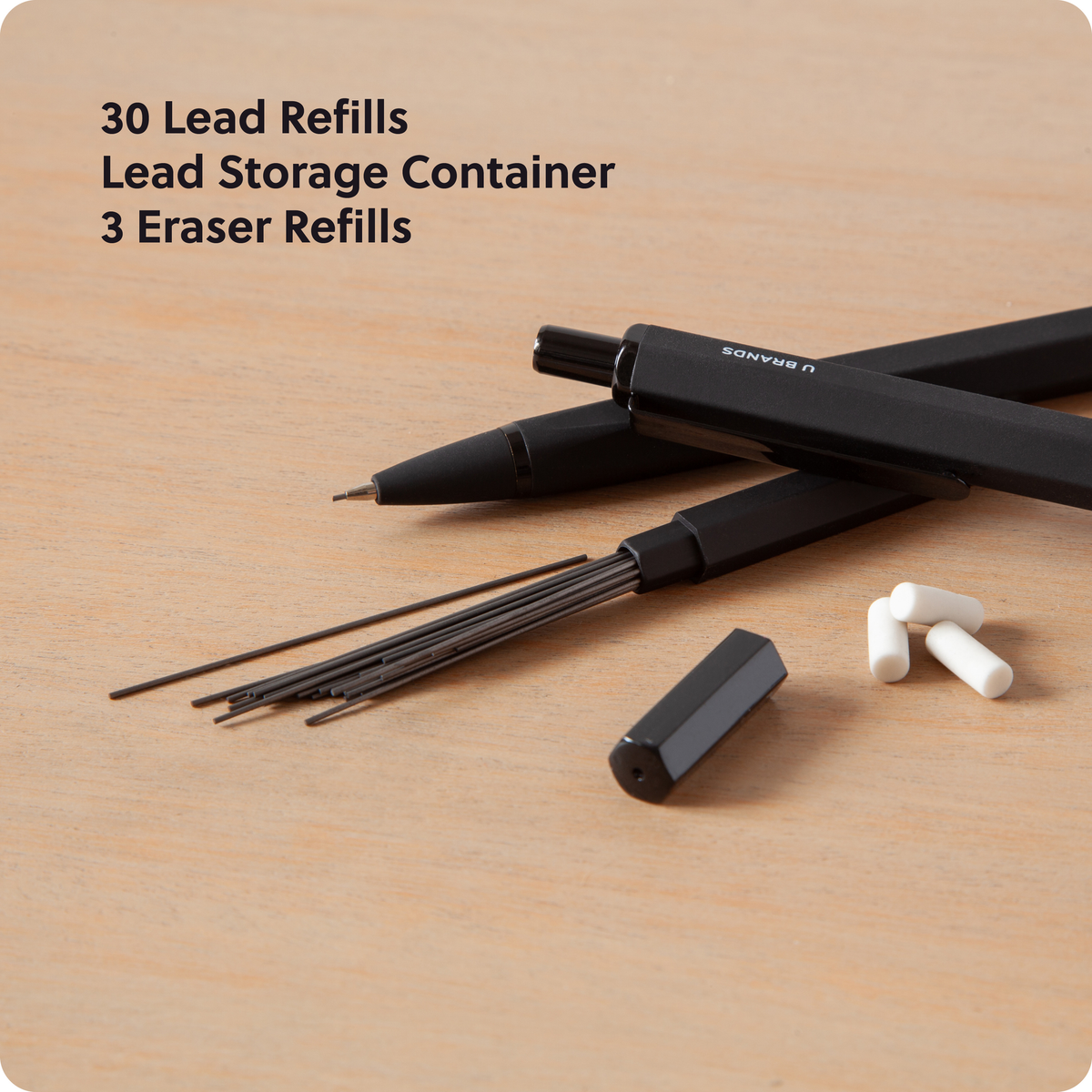 Black Color, 5.75" X 0.47" X 0.51" Size, Set of 3, 817894024100, 2410U04-24
