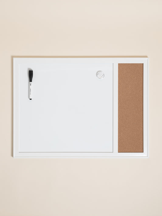 Minimal Deco Frame Dry Erase & Cork Board Combo, 17" x 23"