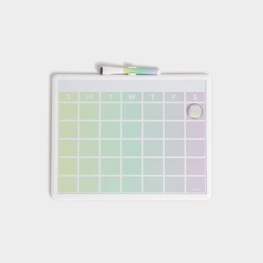 Contempo Ombre, Dry Erase Monthly Calendar, Assorted Colors, 14" X 11" 