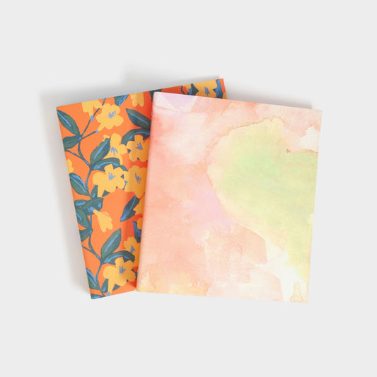 Eco-Conscious 1“ Binders, Set of 2, Artist Touch Prints, Silver O-RingsArtist Touch Trend, Paper Fashion Binder Web Product Type, Assorted Colors Color, 12.01" X 10.76" X 2.01" Size 