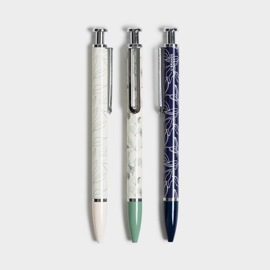 Arid Ivy Trend, Ballpoint Pens Web Product Type, Assorted Colors Color, 0.43" X 0.53" X 5.51" Size 