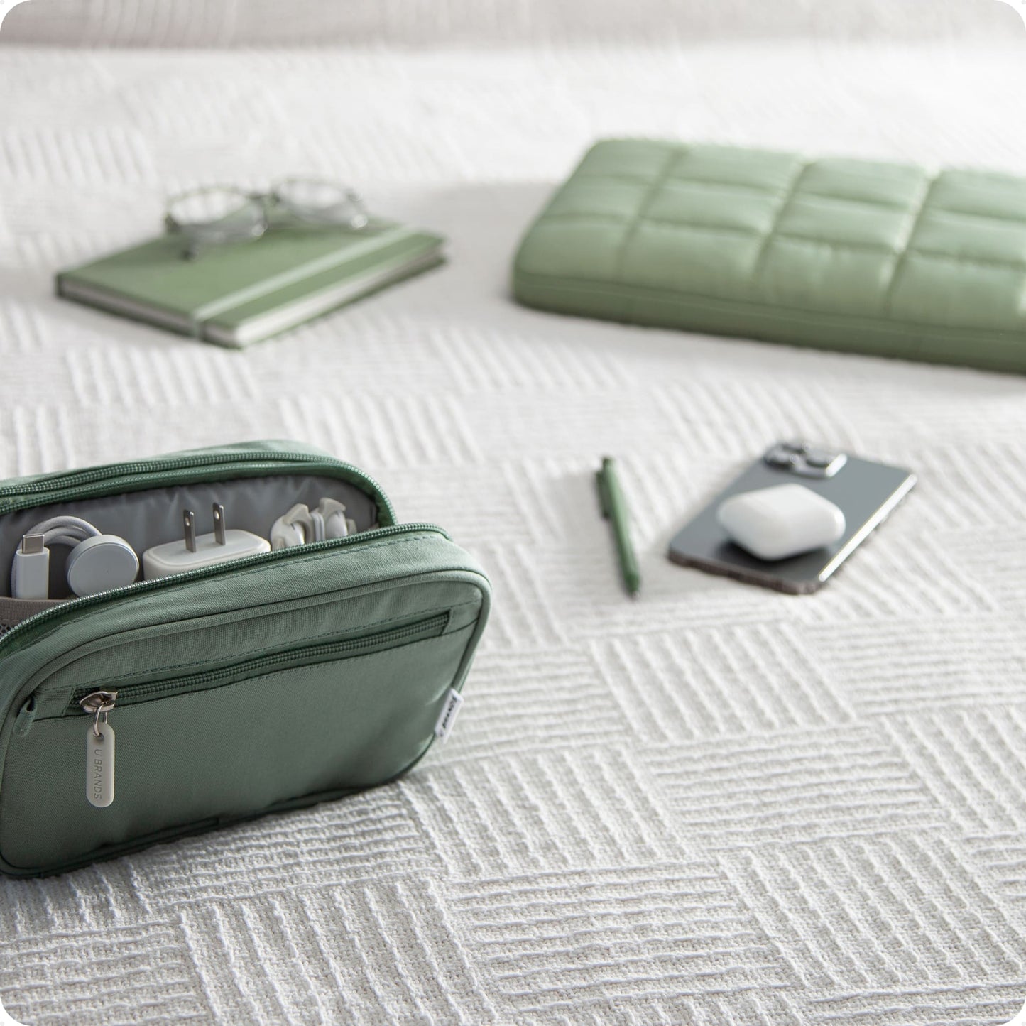 Green Color, 8X5X2 Size, 7356U01-12