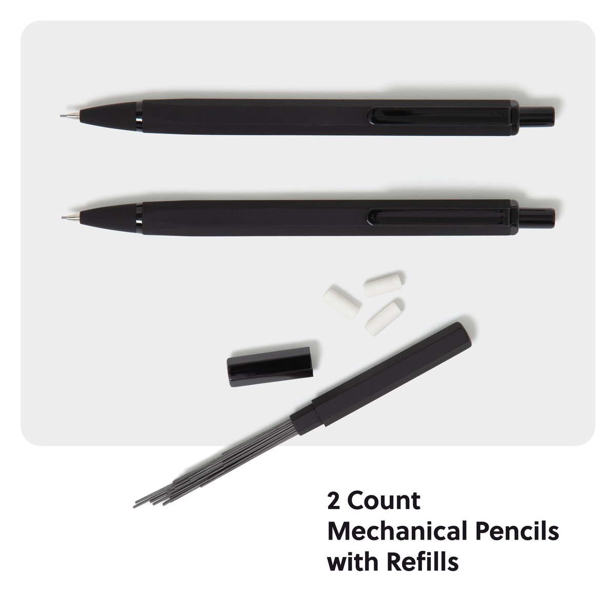 Black Color, 5.75" X 0.47" X 0.51" Size, Set of 3, 817894024100, 2410U04-24