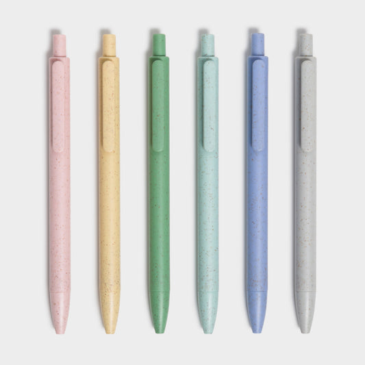 Vintage Speckle, Ballpoint Pens, Assorted Colors, 5.71" X 0.47" X 0.39 