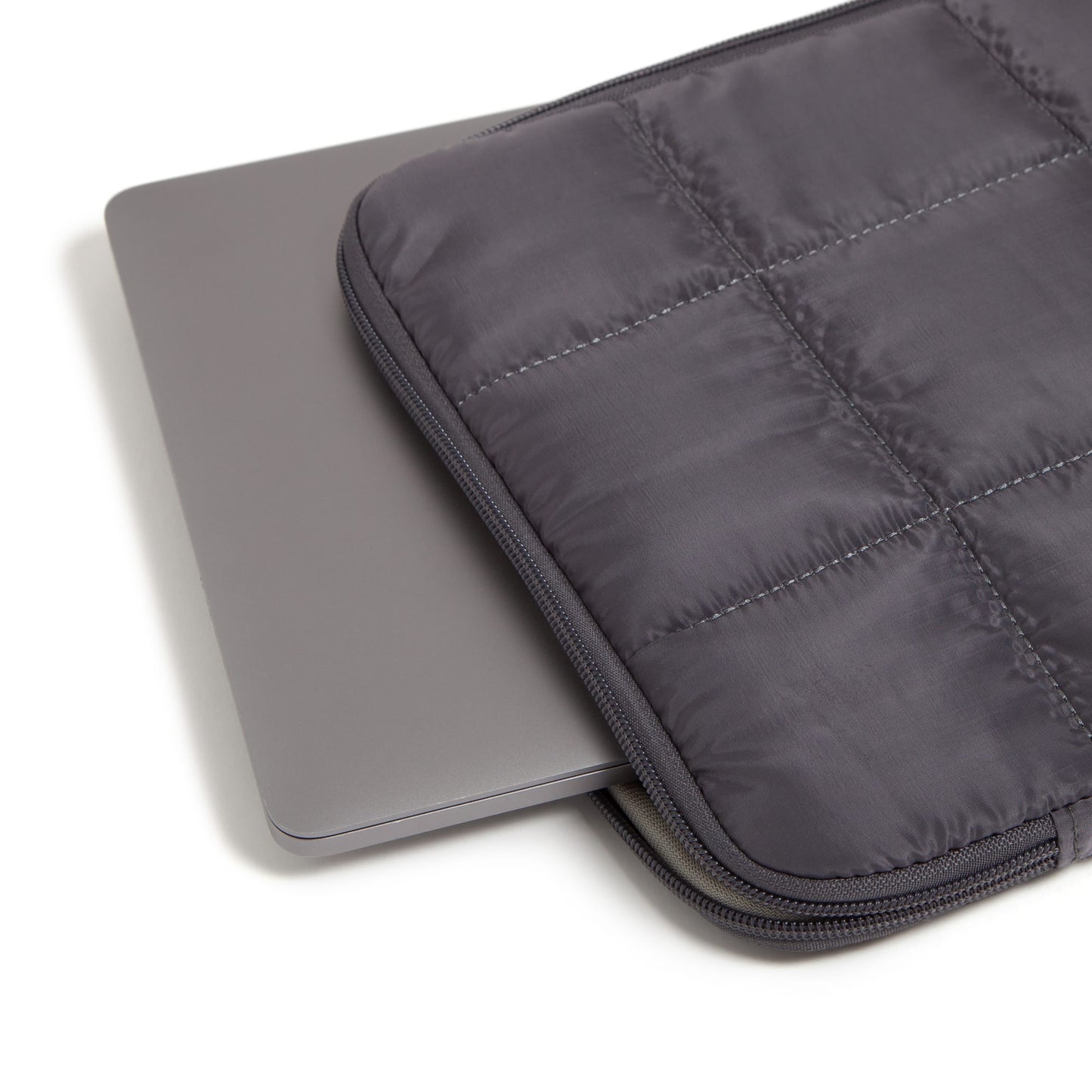 The Puffer - Slate, Laptop Pouch, 14 In, Slate, 13.5 X 9.75 