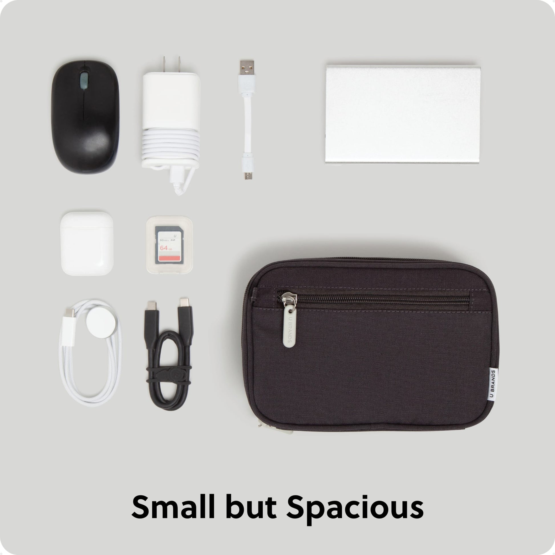 Black Color, 8X5X2 Size, 7355U01-12