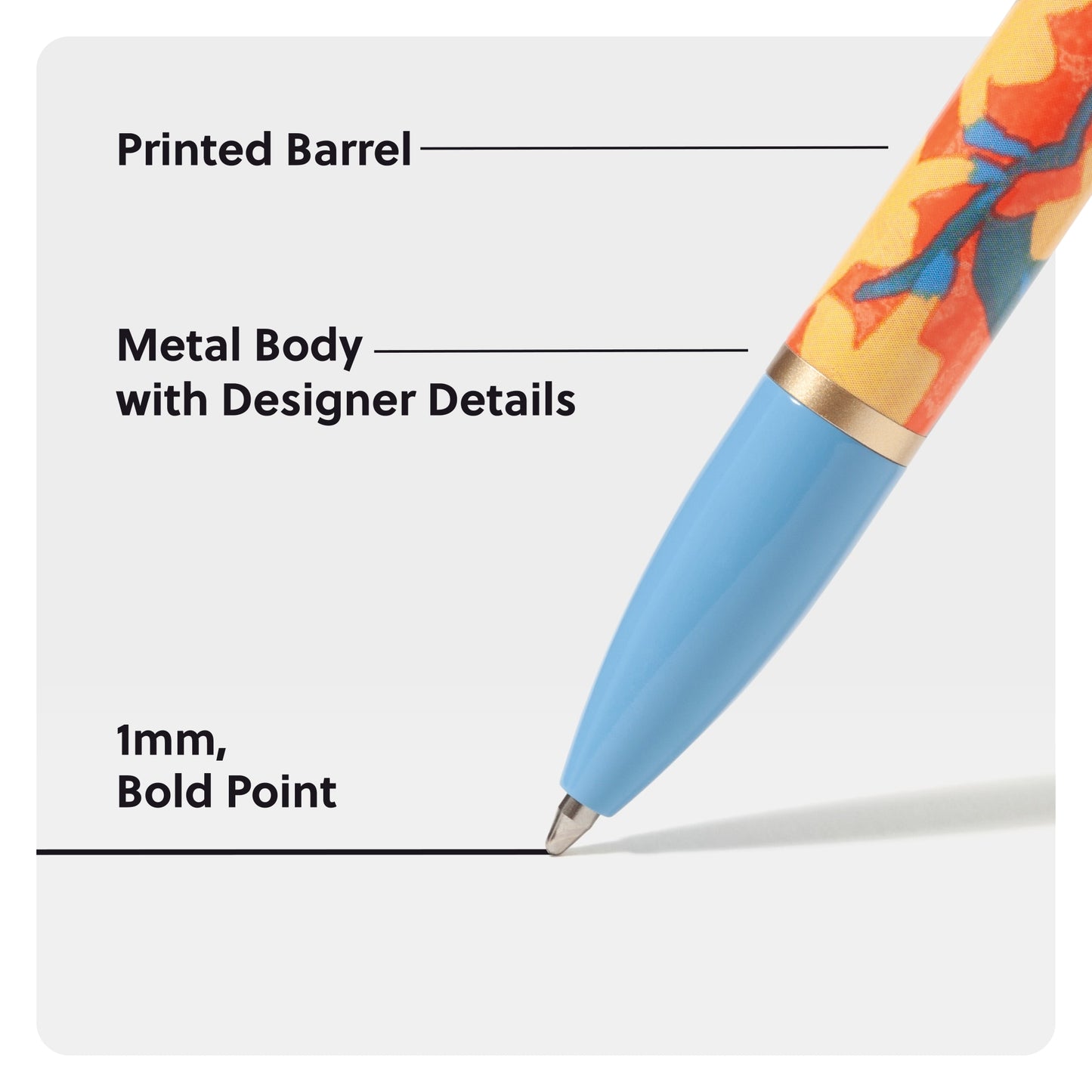 Artist Touch, The Monterey Ballpoint Pens, 6 Ct, Assorted Colors, 5.51 Inch X  0.53 Inch X 0.43 Inch 