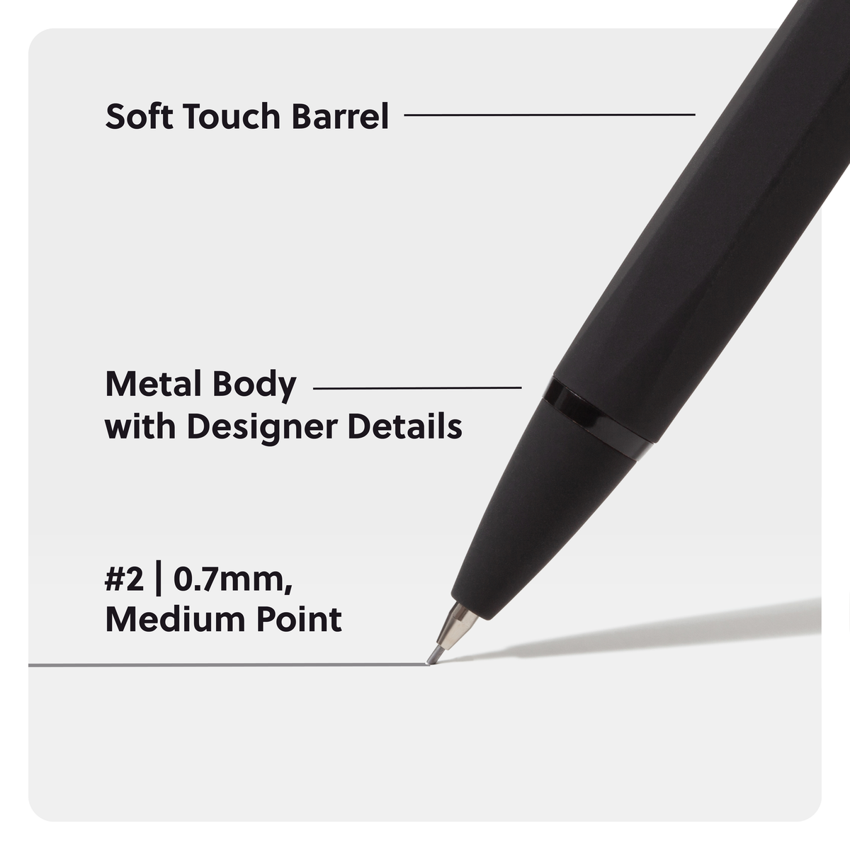 Black Color, 5.75" X 0.47" X 0.51" Size, Set of 3, 817894024100, 2410U04-24