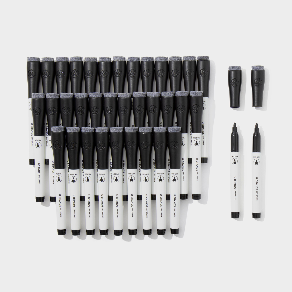 Black Color, 5.5X0.5X0.45 Size, Set of 36, 843463196992, 1019699