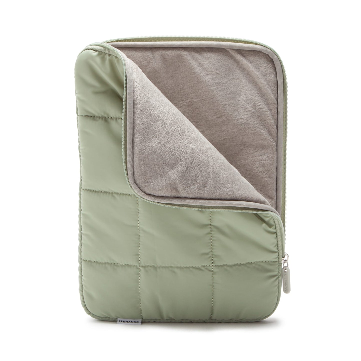 The Puffer - Matcha, Laptop Pouch, 14 In, Matcha, 13.5 X 9.75 