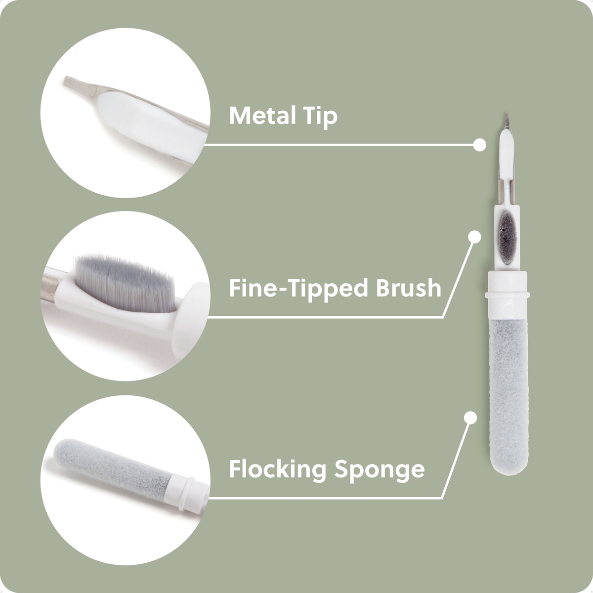 Assorted Colors Color, 3-In-1 Cleaning Tool: 4.17X0.31X0.31

Microfiber: 3.54X2.16X0.039

Cleaning Putty Squares: 2.16X1.96X0.19

Drawstring: 5.11X2.56X0.078 Size, Set of 2, 843463173672, 7367U01-12