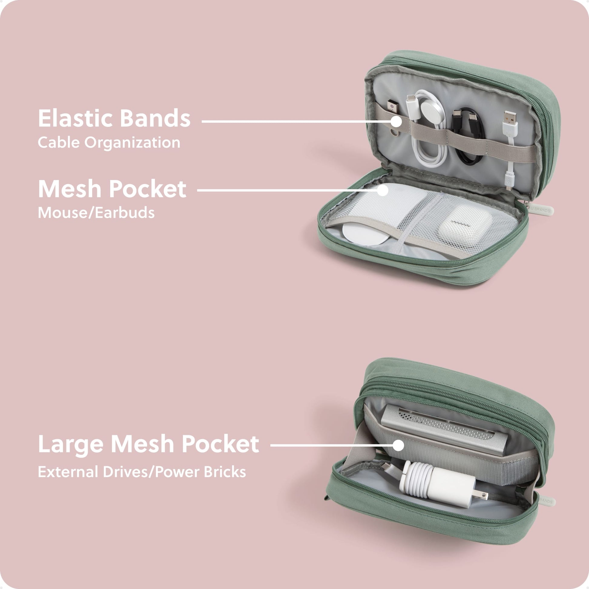 Green Color, 8X5X2 Size, 7356U01-12