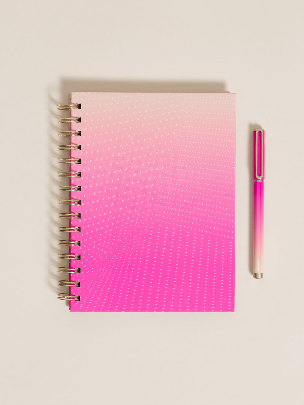 Pink & Orange Ombré Journal + Pen