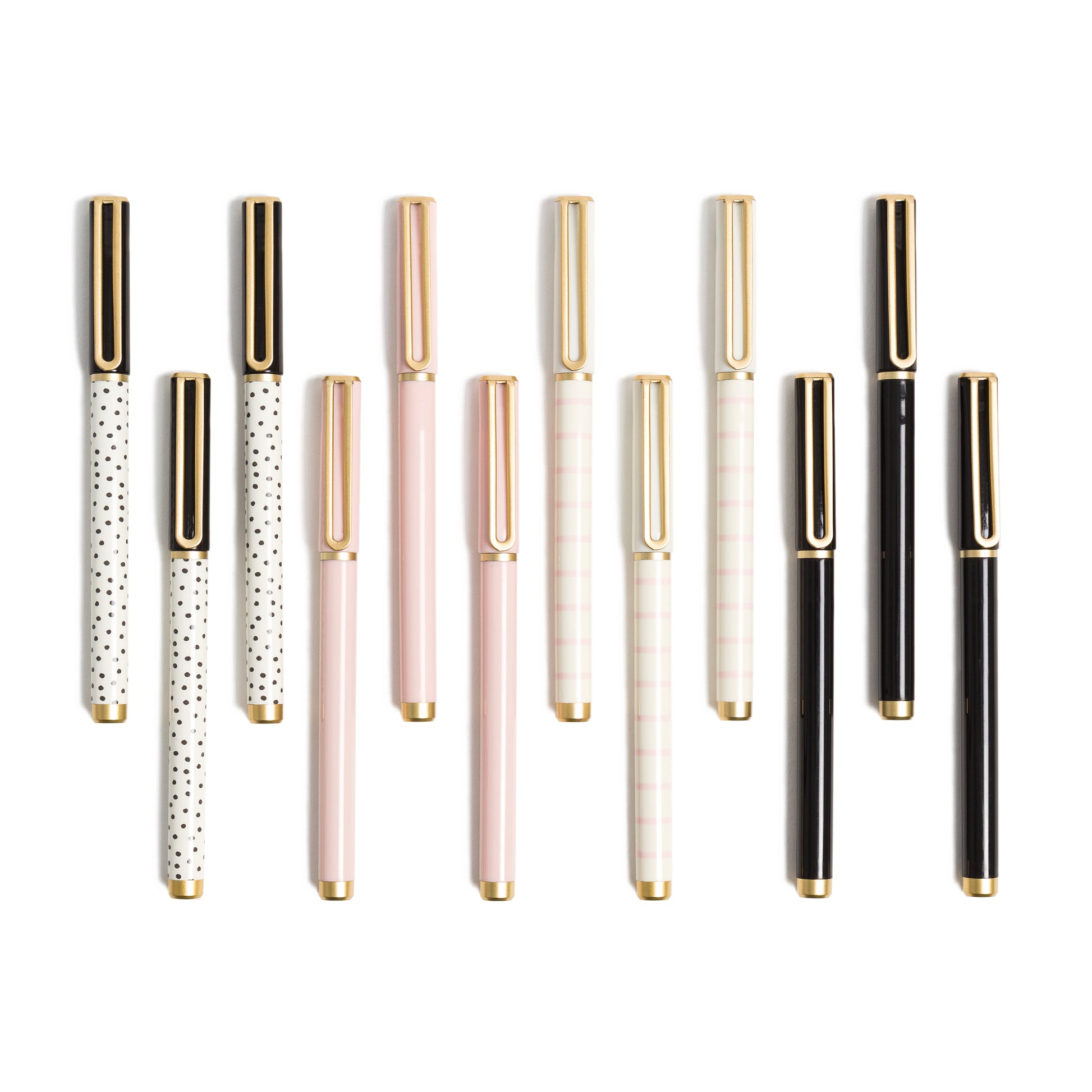 U Brands Catalina Felt Tip Pens, Stripes and Dots assortment