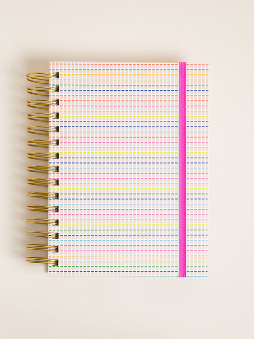 Stripes & Brights Textured Paper Journal