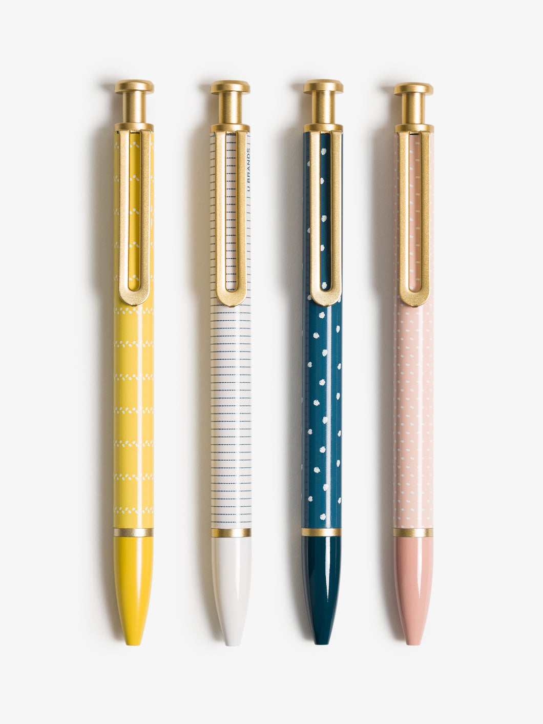 U Brands Casual Chic Monterey Ballpoint Pens, Set of 4