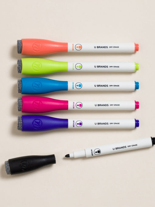 Mini Dry Erase Markers with Erasers, $1.00 - $1.99, Mini Dry Erase Markers  with Erasers from Therapy Shoppe Balck Mini Dry Erase Markers, Wipe Clean  Handwriting Tools-Crayons, Pre-Writing Skills