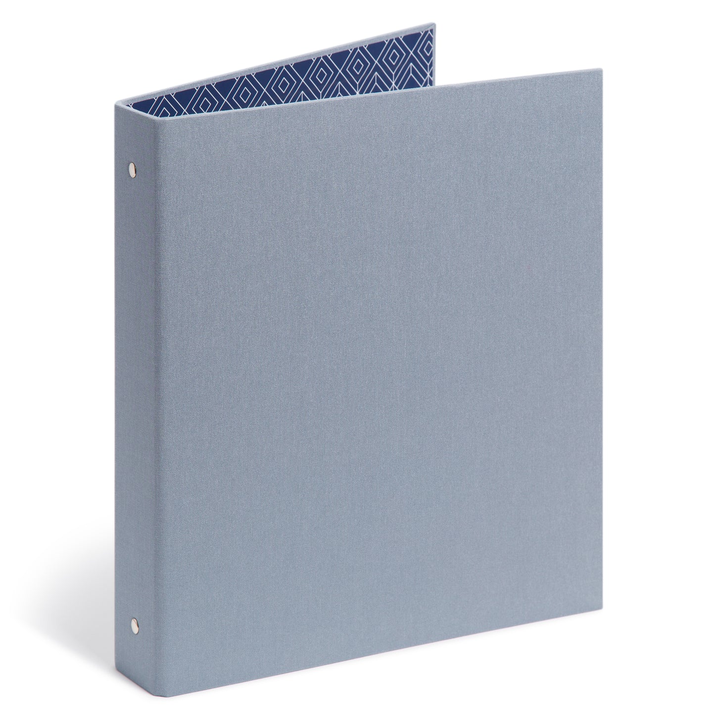 U Brands 1” Fashion Binder - Linen; Blue Gray