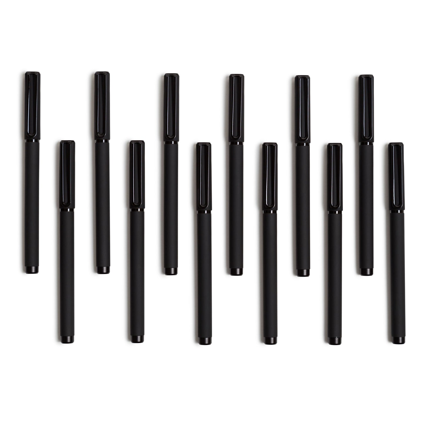 U Brands Catalina Soft Touch Porous Felt Tip Pens, Midnight, Set of 12